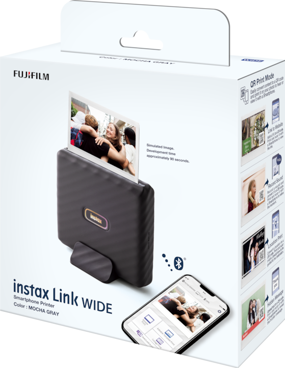 Actual product image Fujifilm Instax Link Wide Printer + 10 Shot Pack (Colour)