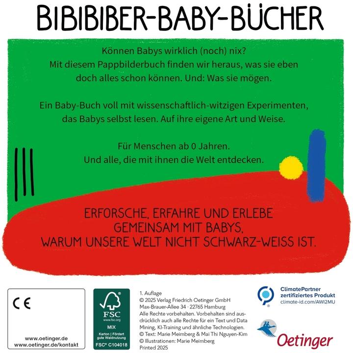 Actual product image BiBiBiber hat da mal 'ne Frage. Warum können Babys nix? Farbe & Kontrast (German)