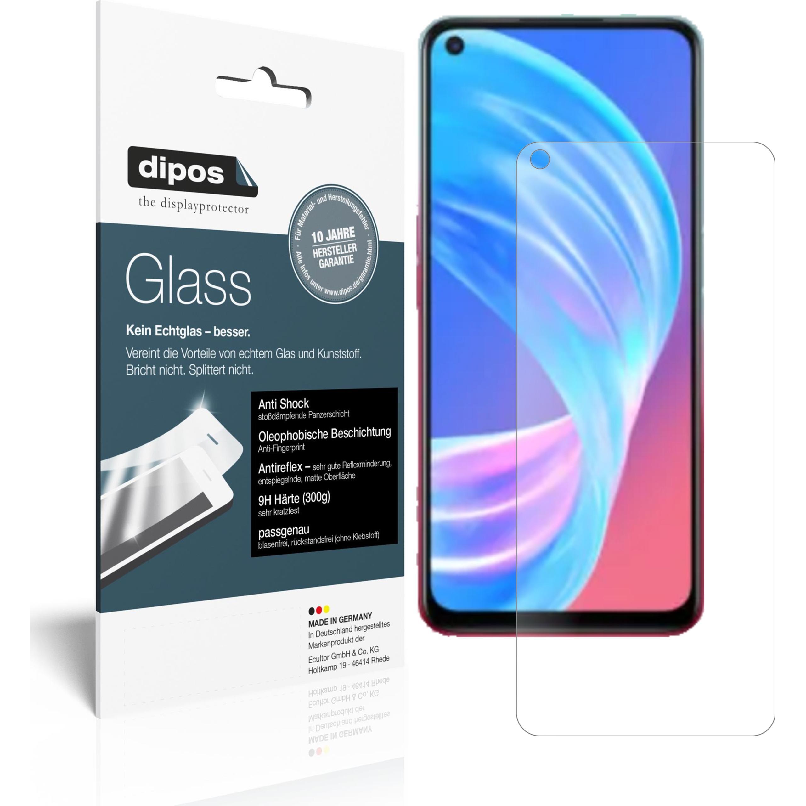 Dipos Displayschutz Anti-Shock (2 Stück, Oppo A73 5G), Smartphone Schutzfolie, Transparent