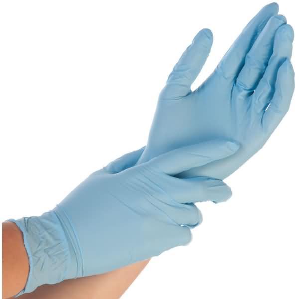 Hygonorm, Schutzhandschuhe, unisex Einmalhandschuhe ALLFOOD SAFE blau Grösse L 250 St. (L)