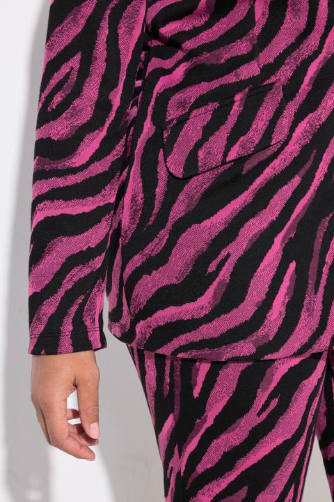 Produktbild Miamoda Blazer, schmale Form, Zebramuster (58)