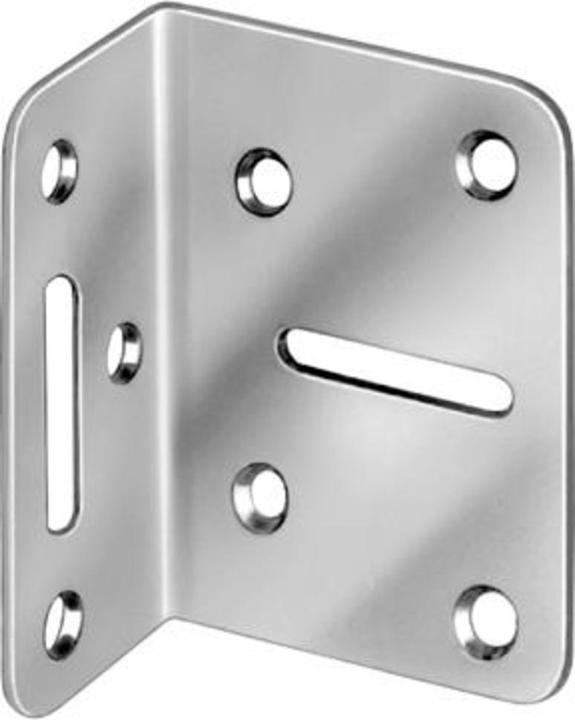 Vormann Verstellwinkel Länge 50 x 35 mm Breite 70 mm Stärke 2 mm Stahl blau verzinkt (20 Stk.)