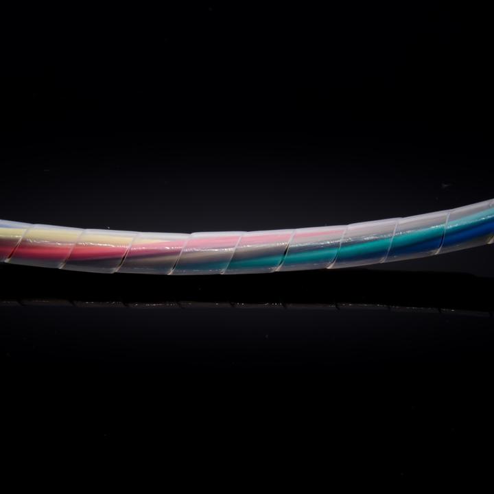 Produktbild Purecrea 1m Kabelschutzspirale 4mm Transparent SWB-04 (Kabelspiralschlauch, 1000 mm)