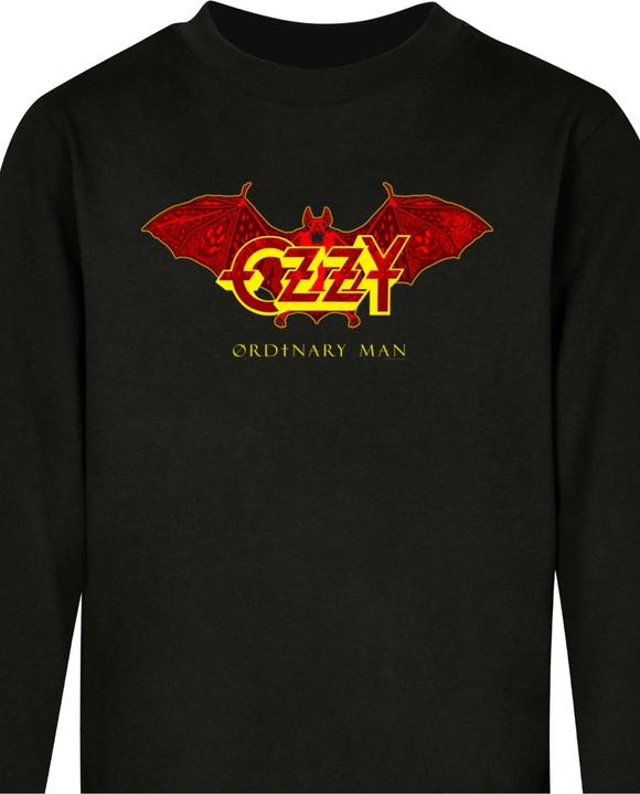 Produktbild Merchcode Kids Ozzy Osbourne - Bat Longsleeve - 160541 (122, 128)