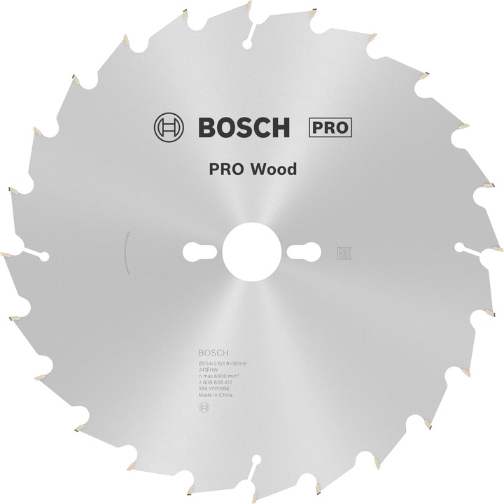 Immagine prodotto Bosch Professional Zubehör Lama per sega circolare PRO Wood, 254 x 2,8 x 30 mm