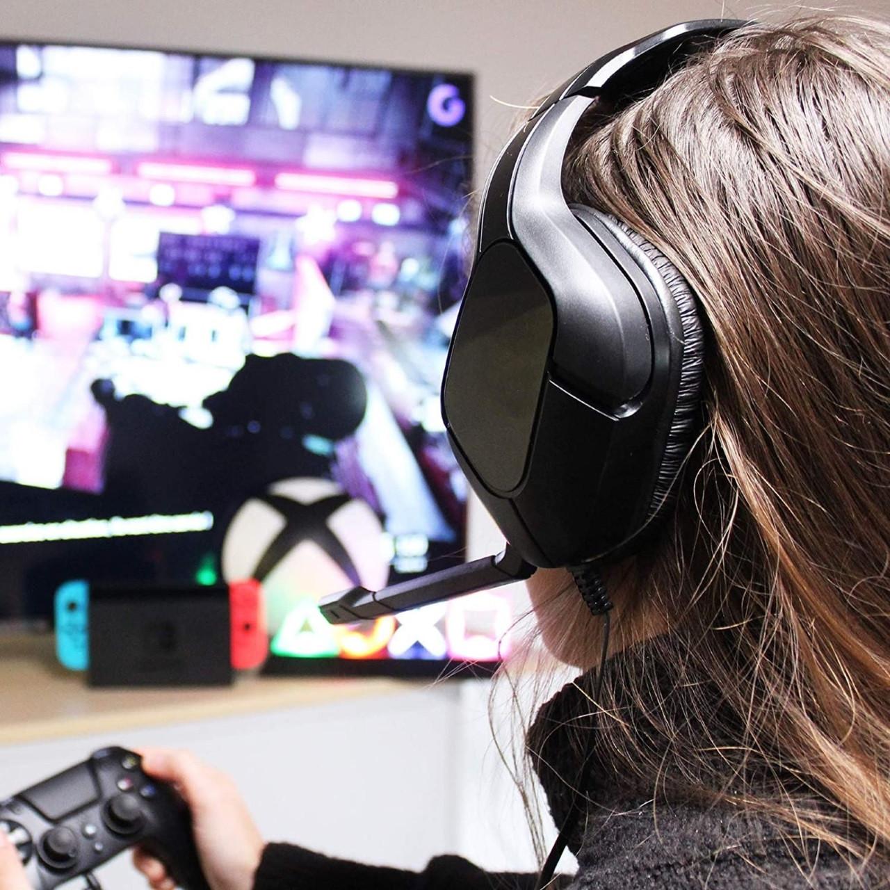 Thumbnail - Gioteck Headset HC2 kabelg.PS4,Xbox One,Nint.Swi.,PC,3.5mm B (Kabelgebunden), Gaming Headset, Grau