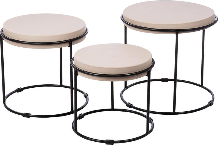 Image du produit Casablanca by Gilde Rotonda-Sidetable-Grey