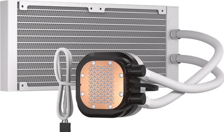 Actual product image Corsair NAUTILUS 240 LCD White, 240mm Radiator, Liquid CPU Cooler