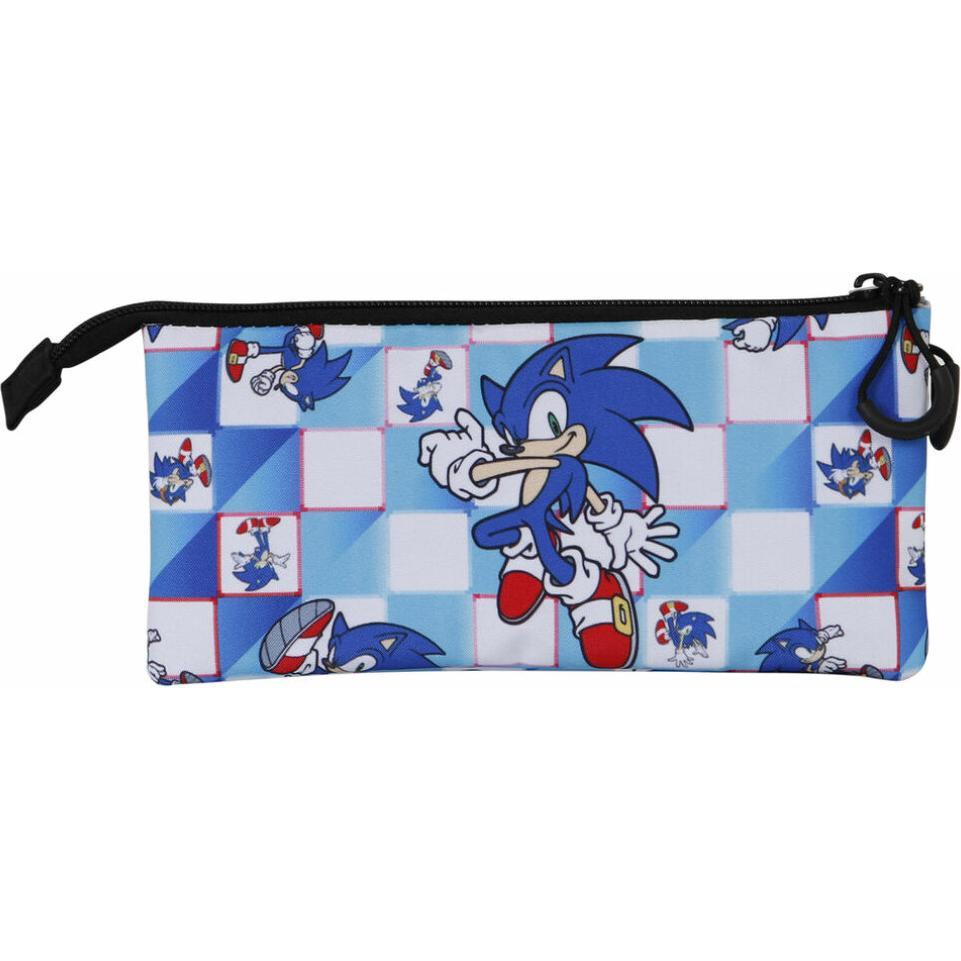 Thumbnail - Karactermania, Etui, SONIC - Blue Lay - Trousse Triple '23x11x10cm'