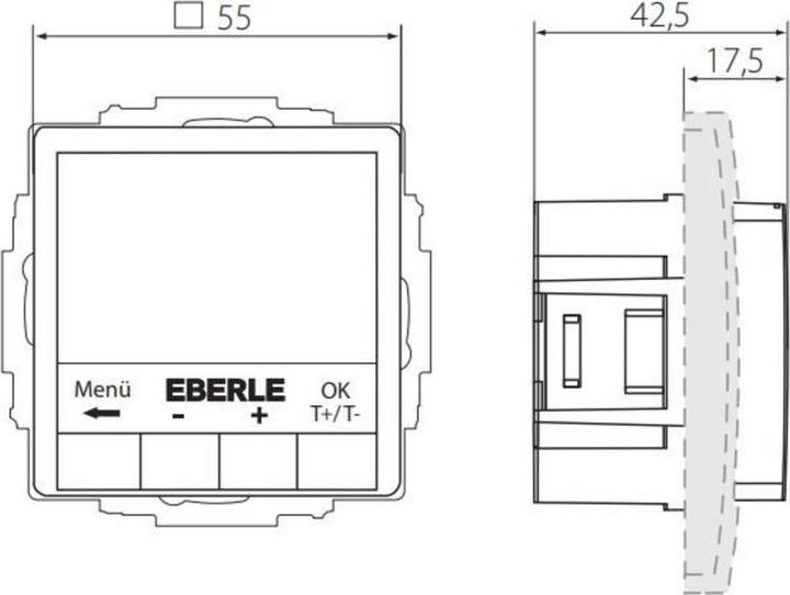 Produktbild Eberle Controls EBER Raumthermostat UP