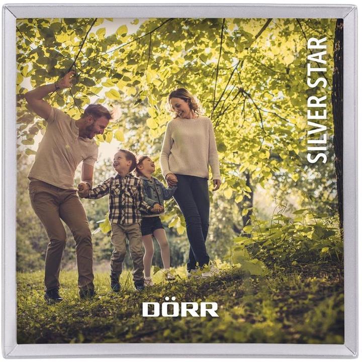 Dörr Cadre photo Silver Star Roma, argent 20 x 20 cm (20 x 20 cm)