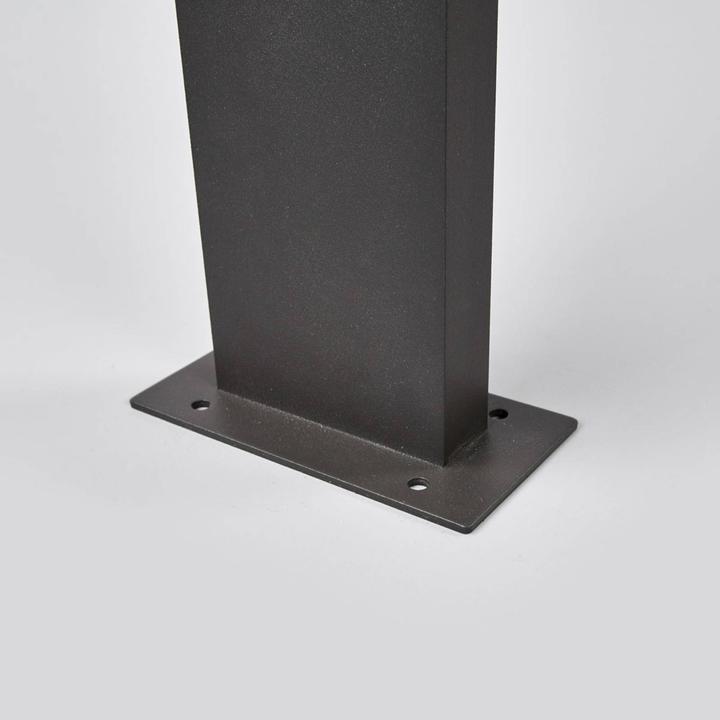 Actual product image Lucande Juvia LED Garden Light H100 w/Sensor Graphite (520 lm, IP54)