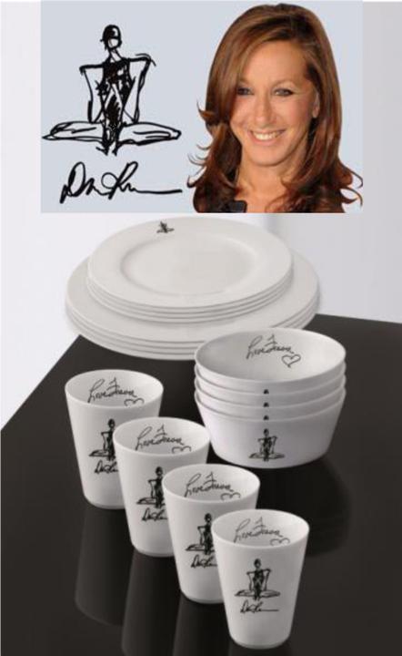 Actual product image Aida Tableware set, 16pcs. (4 pcs.)