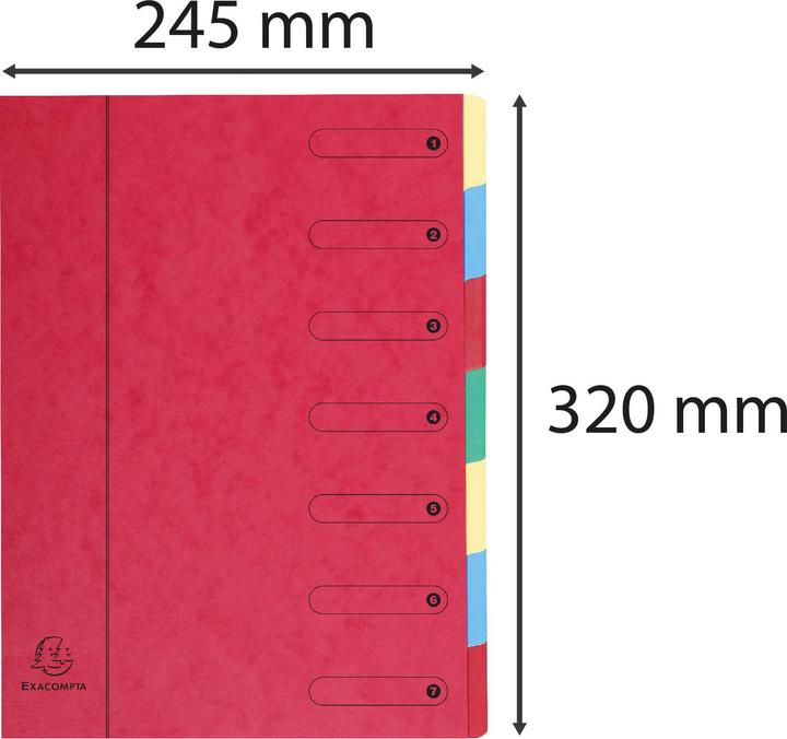 Image du produit Exacompta Fardes de classement avec dos à soufflets (A4, 80 x)