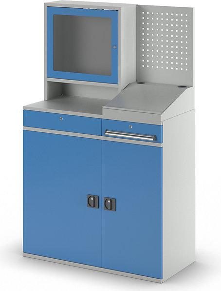 Produktbild eurokraft pro Computer-Arbeitsstation, Stahlblech