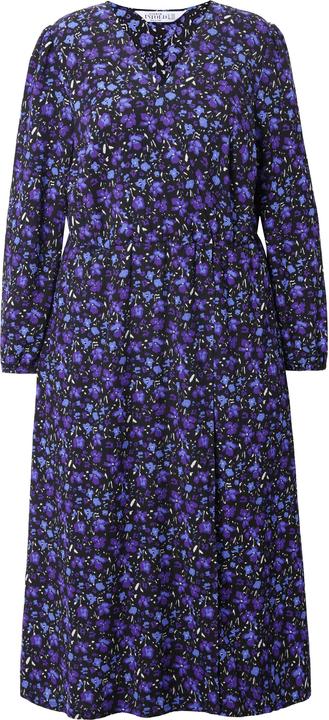 Image du produit Studio Untold Rove maxi#, silhouette en A, style cache-coeur, tissu crêpe floral, manches longues ballon (54)