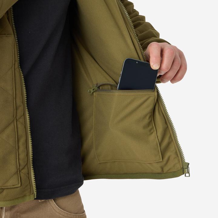 Produktbild Solognac Jagdjacke 500 wattiert geräuscharm grün (S, M, L, XL, XXL)