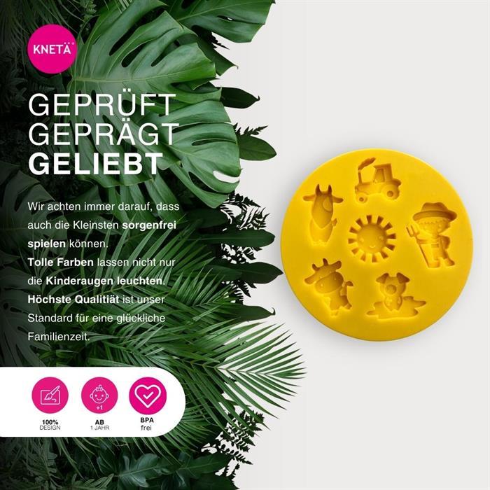 Produktbild Knetä Silikonförmchen - Bauernhof