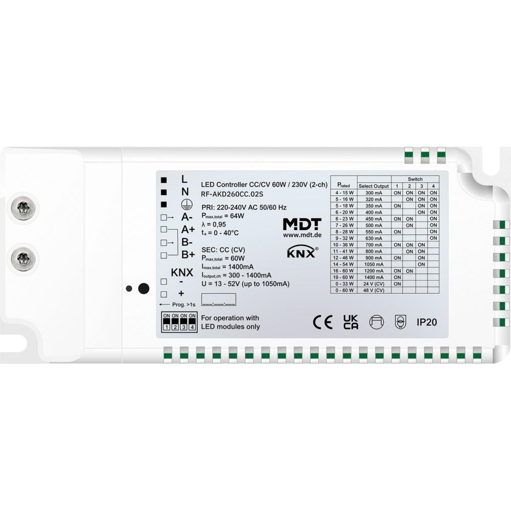 MDT, Attuatore, KNX RF+ (Attuatore dimmerabile)