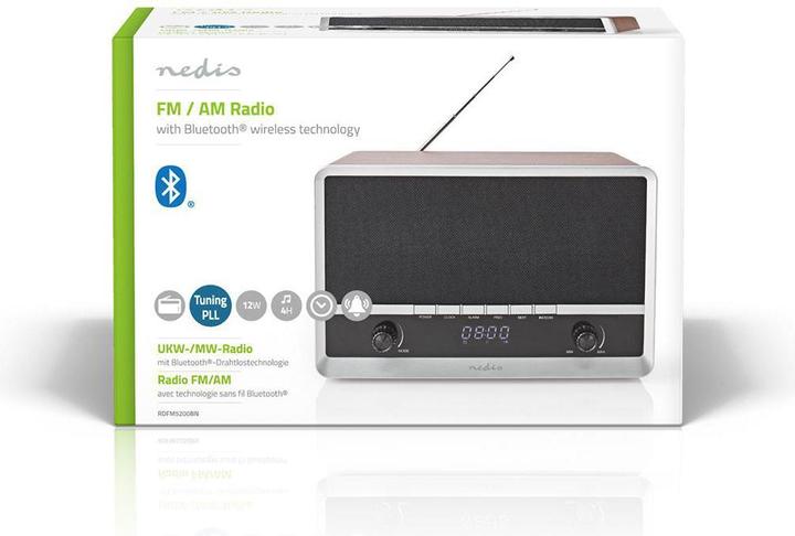 Produktbild Nedis FM-Radio RDFM5200BN (AM, FM, Bluetooth)