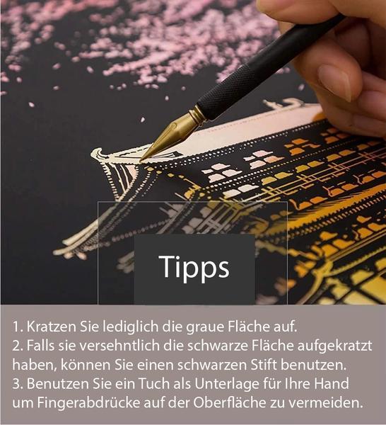 Produktbild Figured'Art Kratzbild – Riesenrad Vergnügungspark