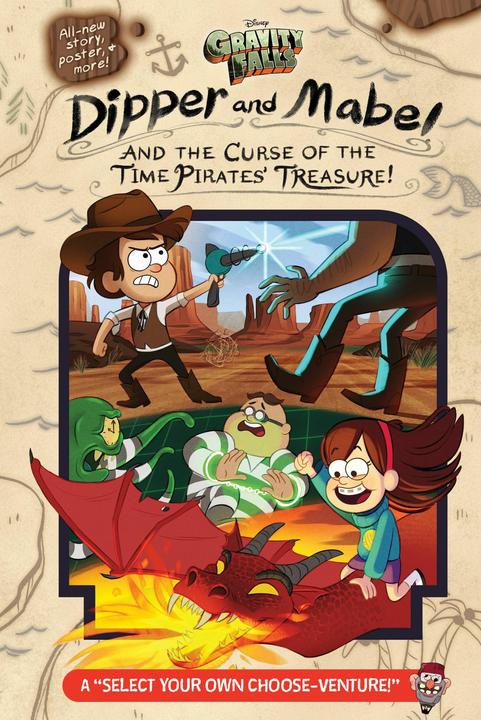 Produktbild Gravity Falls: Dipper and Mabel and the Curse of the Time Pirates' Treasure! (Englisch, Jeffrey Rowe, 2016)