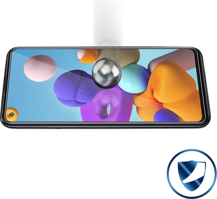 Produktbild Avizar Kristallklare Folie, Glas-Displayschutz (1 Stück, Samsung Galaxy A21s)