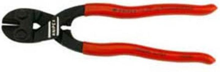 Image du produit Knipex Coupe-boulon compact DIN ISO 5743 L.200mm forme 0 droite sans encoche noir atram. Poignées K... (255 mm)