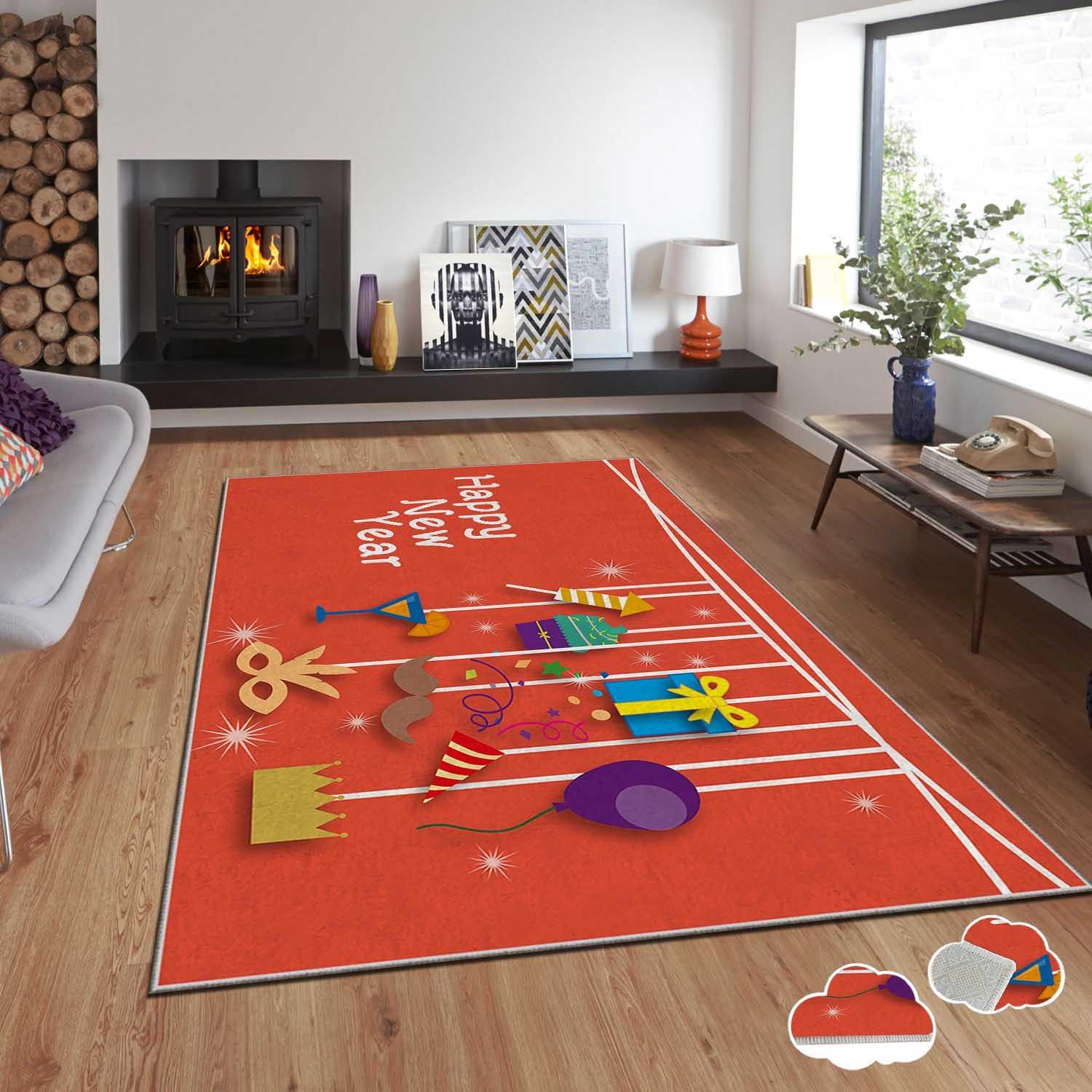 Thumbnail - Hanah Home Christmas, Teppich, Holiday (80 x 140 cm)