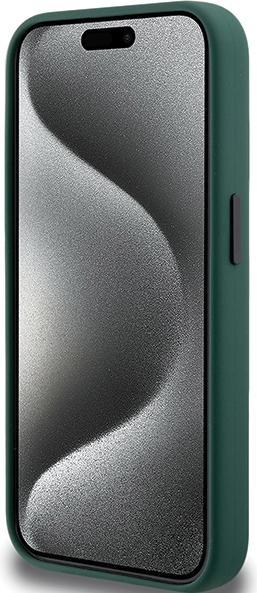 Actual product image Lacoste LCHCP15XGRAK iPhone 15 Pro Max 6.7" czarny/black hardcase Silicone Graffiti (Apple iPhone 15 Pro Max)