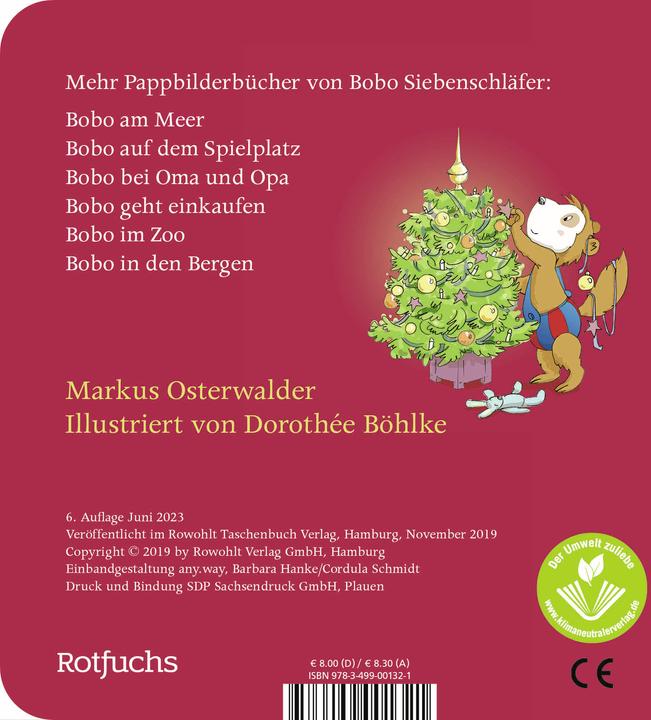 Produktbild Bobo feiert Weihnachten (Deutsch, Dorothée Böhlke, Markus Osterwalder, 2024)