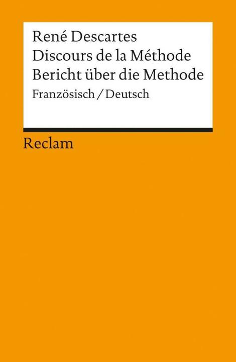 Produktbild Discours de la Méthode (Deutsch, René Descartes, 2001)