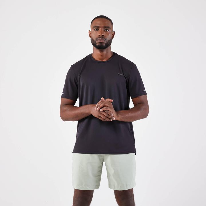 Produktbild Kiprun Laufshirt kurzarm Herren atmungsaktiv - Run 500 Dry schwarz (XL)