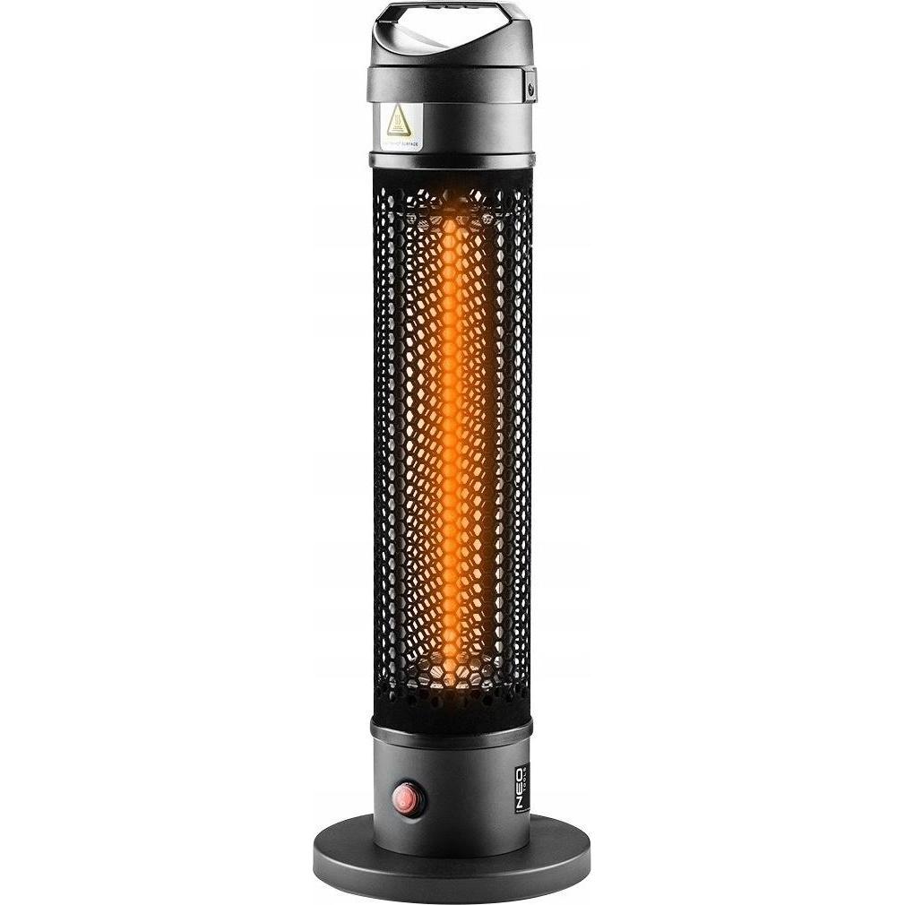 Neo Tools electric heater, 1000 W floor heater, IP44 (90-035), Heizkörper, Schwarz