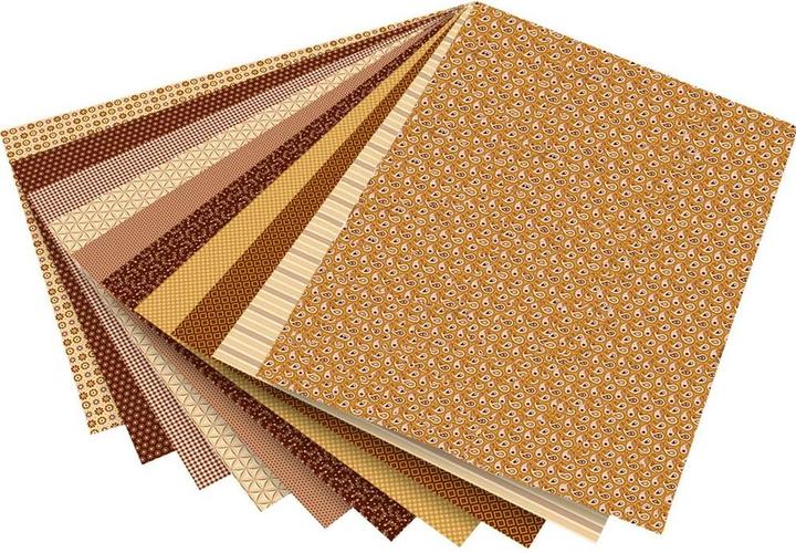 Produktbild Folia Motivblock Basics braun (270 g/m², 30x)