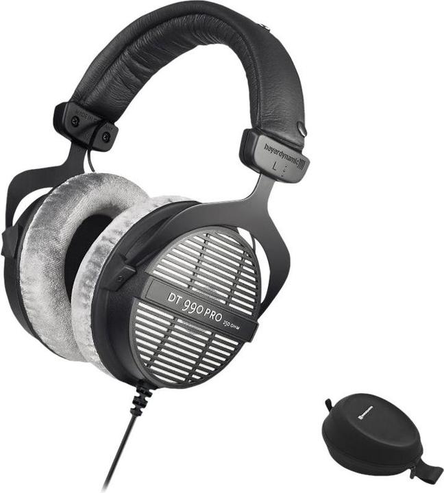 Productafbeelding Beyerdynamic DT 990 PRO Hoofdtelefoon Draadgebonden Hoofdband Muziek Zwart (Geen ruisonderdrukking, Bedraad)