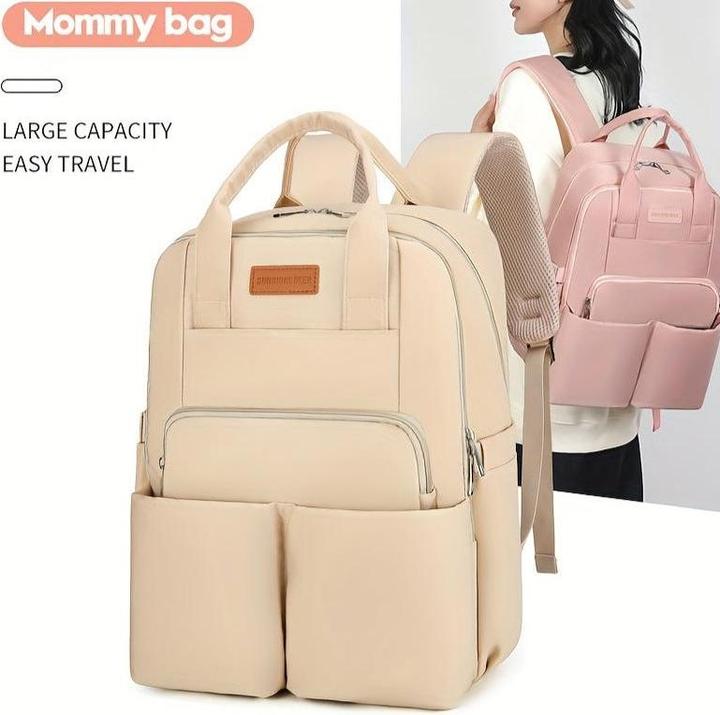 Actual product image Only-Bags.Store Large capacity mum bag, multifunctional bag with multiple pockets, dry and wet