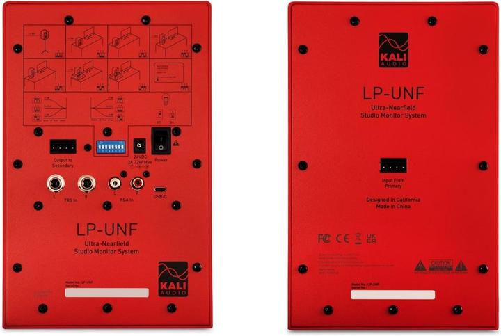 Actual product image Kali Audio LP-UNF (Pair) Red (Pair)