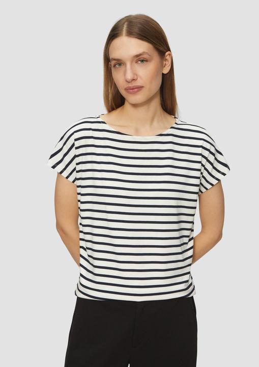 Image du produit S.Oliver T-Shirt Elastisches T-Shirt aus Viskosestretch im Relaxed Fit (36)