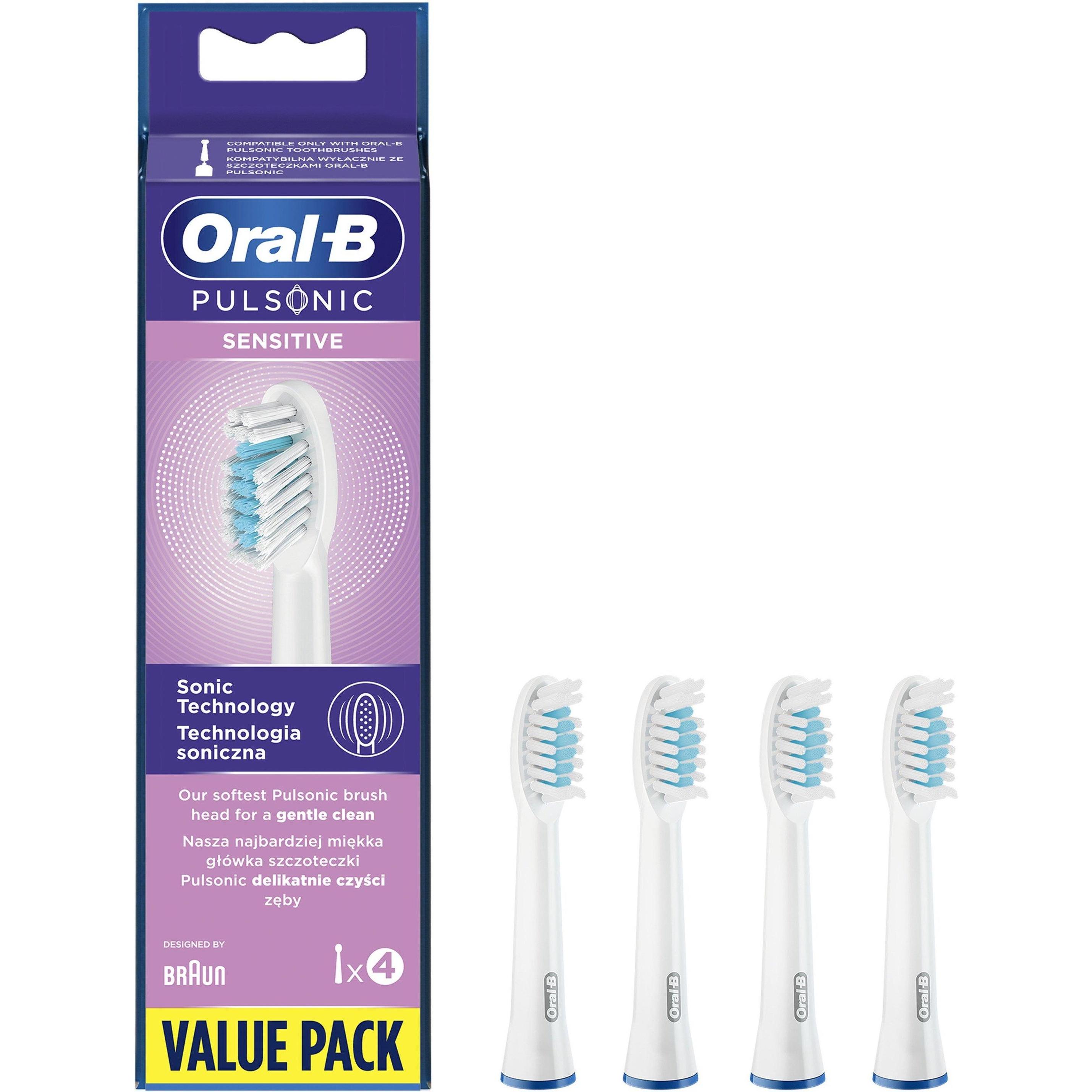 Oral-B, Zahnbürstenkopf, Pulsonic Sensitive (4 x)