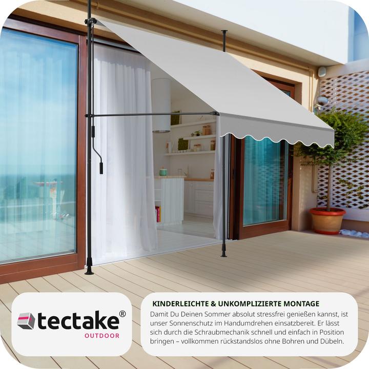 Produktbild tectake Klemmmarkise (1.50 m)