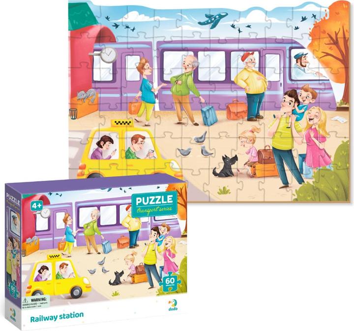 Produktbild Dodo Bahnhof 60 Teile