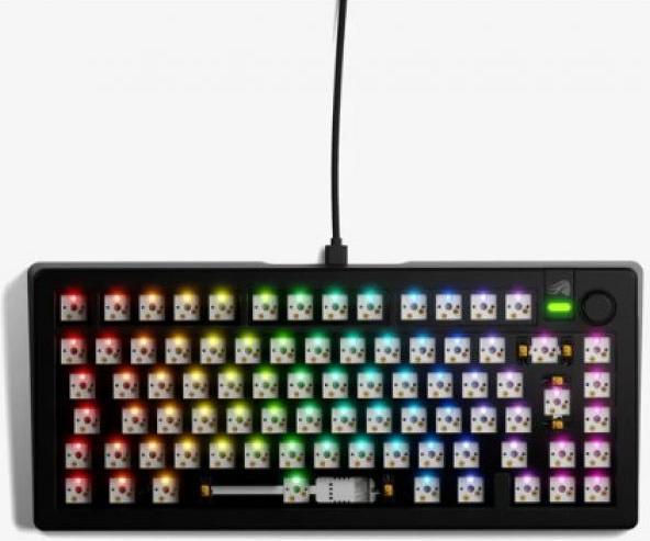 Actual product image Glorious GMMK 3 75% Barebones Wired Black - ISO (DE, Cable)