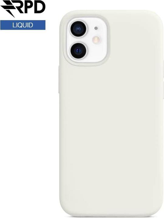 Actual product image RPD iPhone 12 / 12 Pro - Silicone Case Weiss, Liquid (Magsafe-Version) (Apple iPhone 12, Apple iPhone 12 Pro)