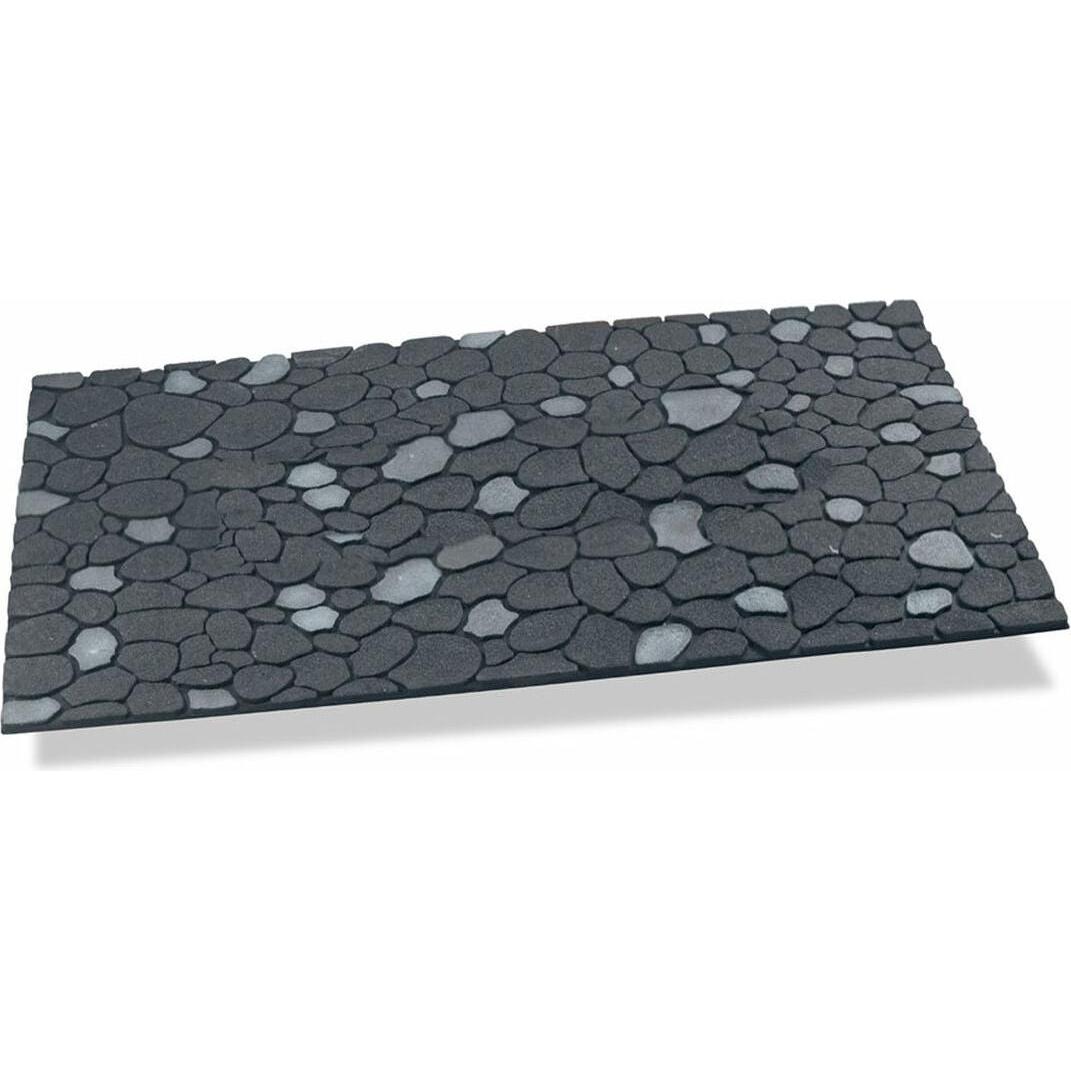 Hidalgo, Zerbino, Fussmatte Grau Gummi 45 x 75 cm 75 x 45 cm Stein (75 x 45 cm)