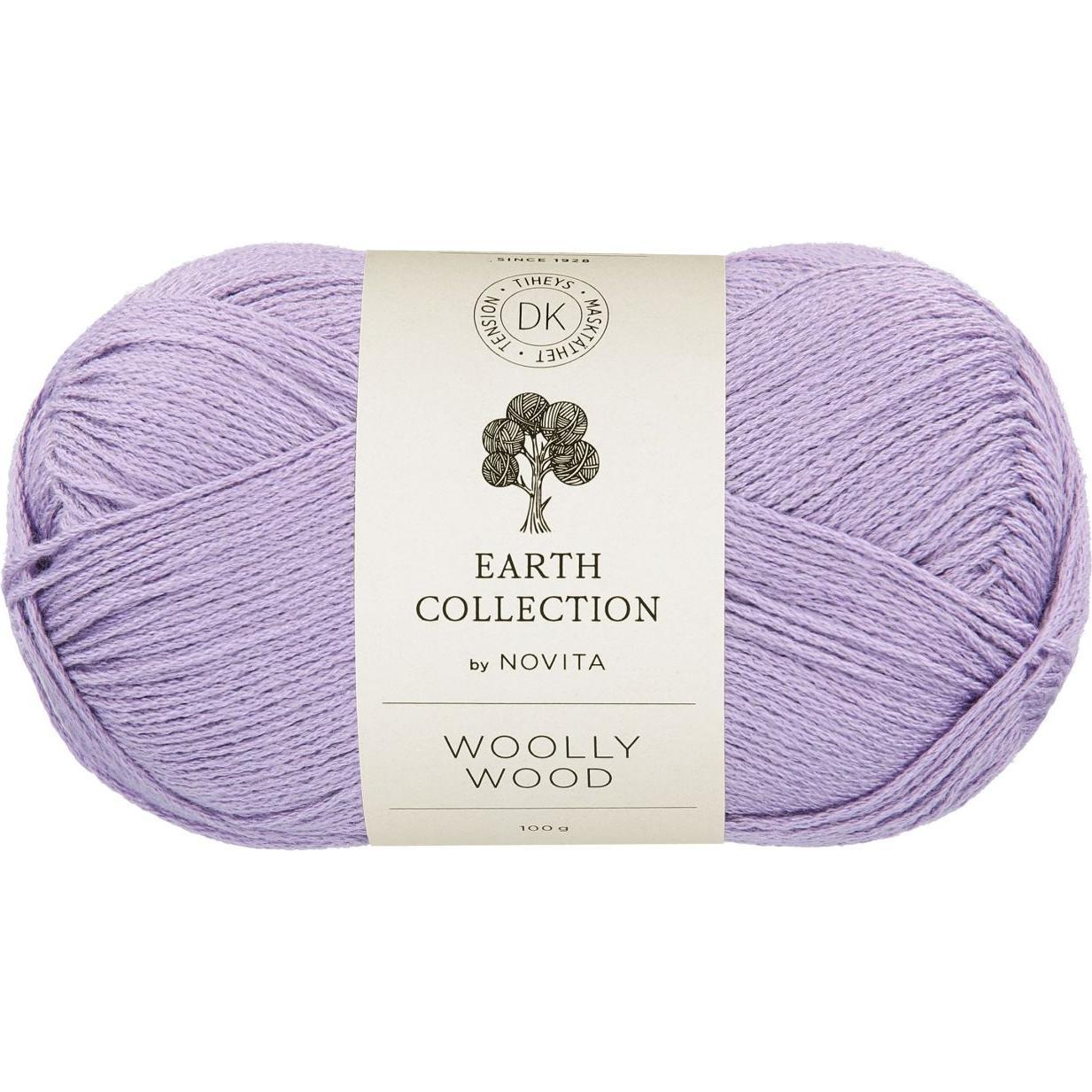 Novita col. 730 Blaubeermilch 225 m 100 g, Garn + Wolle, Blau