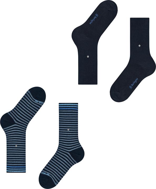 Produktbild Burlington Everyday Stripe SO - Mixed 2-Pack (2er Pack, 40 - 46)