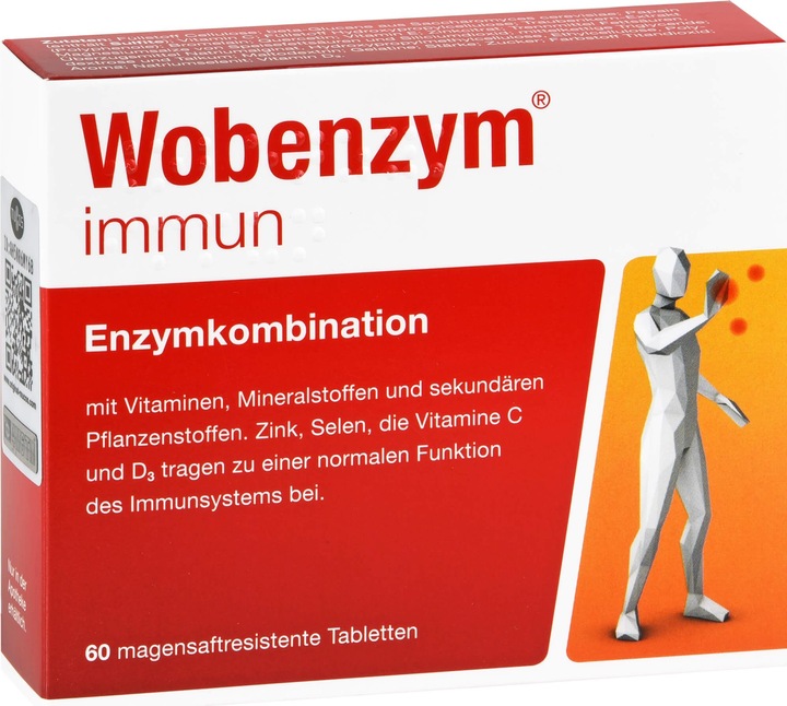 Produktbild Wobenzym immun Tabletten, 60 St. Tabletten (60 Stück, Tabletten)