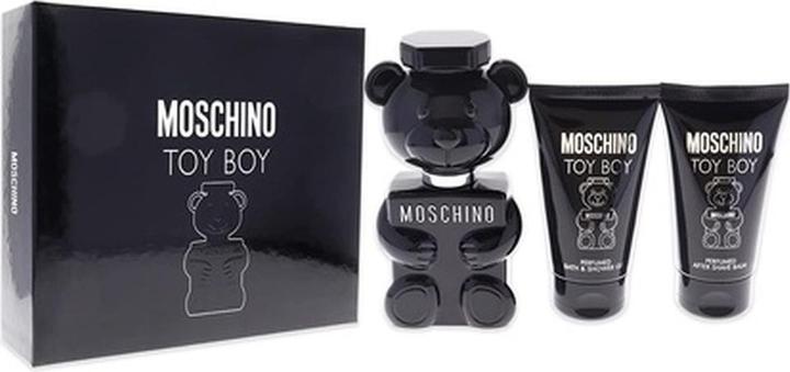 Immagine prodotto Moschino Toy Boy 3 Pezzi Gift Set EDP Spray, Bagnodoccia e Shower Gel, After Shave Balm (Set di profumi)