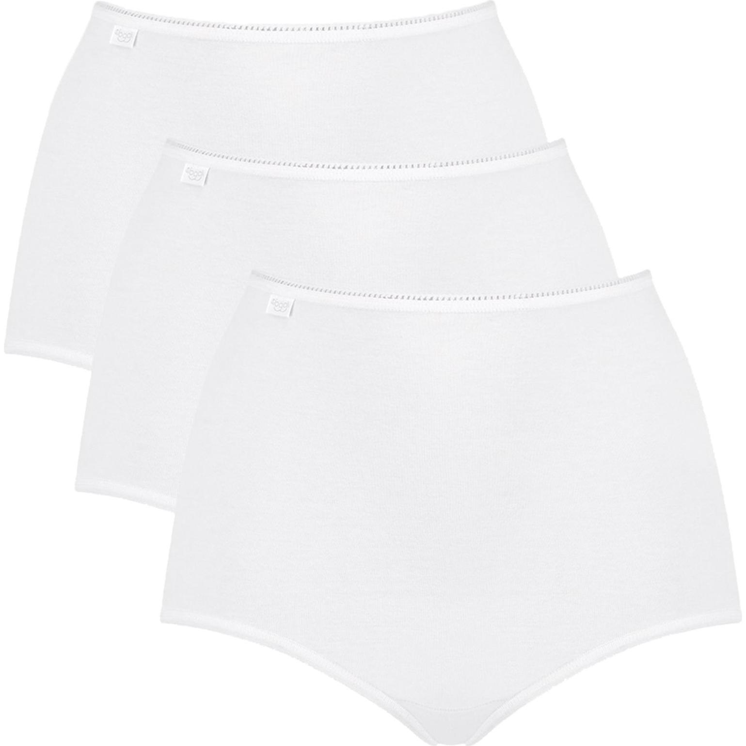 Sloggi, Damen, Unterhosen, 24/7 Maxi, Weiss, (44, 3er Pack)